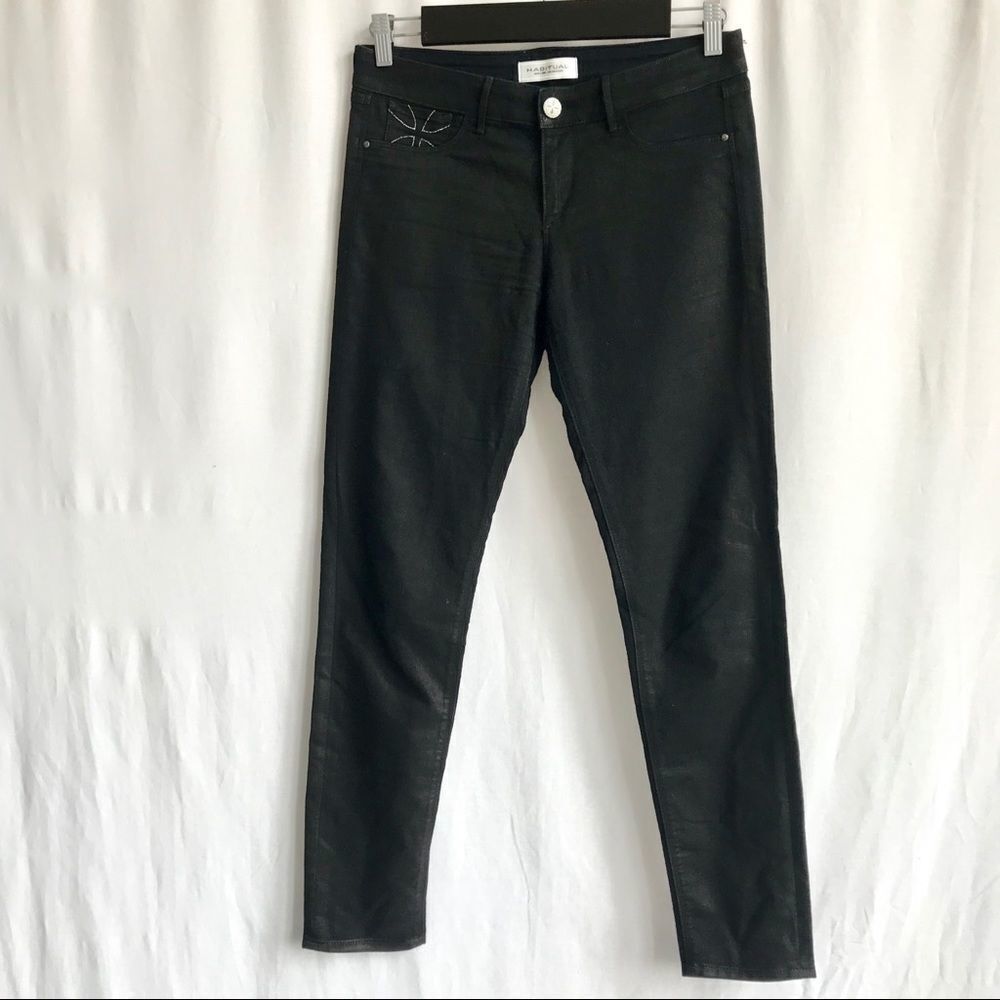 Habitual Onyx Waxy Shiny legging jeans Size 28